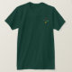 Stilvolle Personalisierte Golf Player-Logo auf Gre T-Shirt (Design vorne)