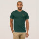 Stilvolle Personalisierte Golf Player-Logo auf Gre T-Shirt (Vorne ganz)