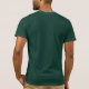 Stilvolle Personalisierte Golf Player-Logo auf Gre T-Shirt (Rückseite)