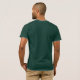 Stilvolle Personalisierte Golf Player-Logo auf Gre T-Shirt (Schwarz voll)