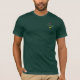 Stilvolle Personalisierte Golf Player-Logo auf Gre T-Shirt (Vorderseite)