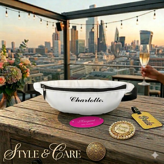 Stilvolle personalisierte Hüfttasche mit Ihrem Nam (Stylish Personalized Fanny Pack with Your Name)