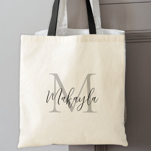Stilvolle Personalisierte Monogram Tragetasche