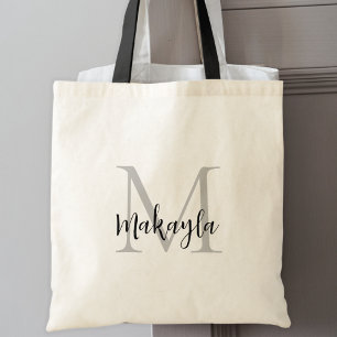 Stilvolle Personalisierte Monogram Tragetasche