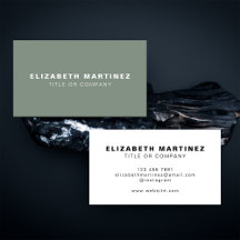 Stilvolle Personalisierte Seitengrün