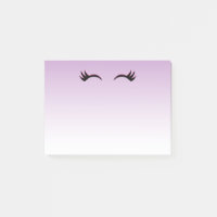 Stilvolle Pink & Black Eyelashes auf Lila Glanz