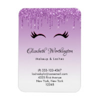 Stilvolle Pink & Black Eyelashes beim Drippen von