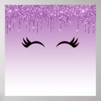 Stilvolle Pink & Black Eyelashes beim Drippen von