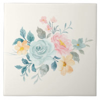 Stilvolle Pink & Blue Blume Bouquet