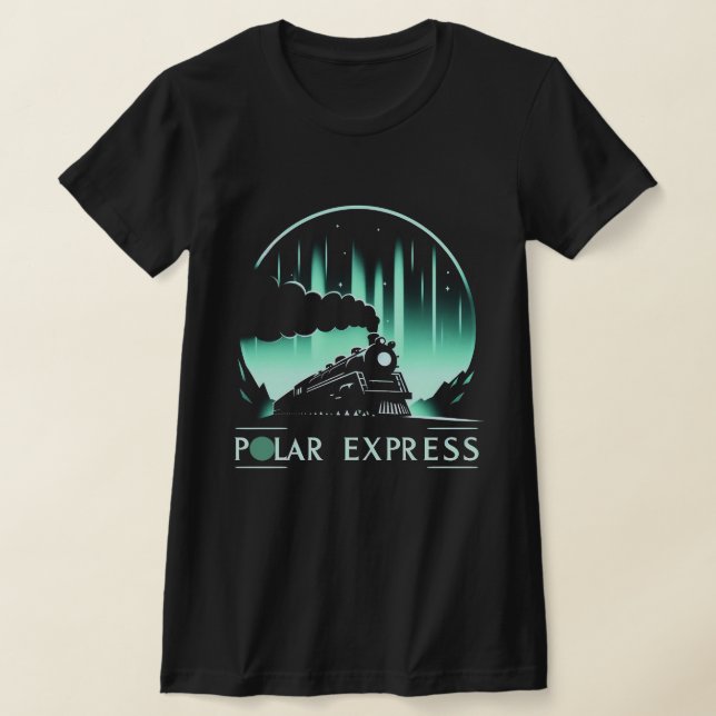 Stilvolle Polar Express Züge Design Frauen T-Shirt (Ablage )