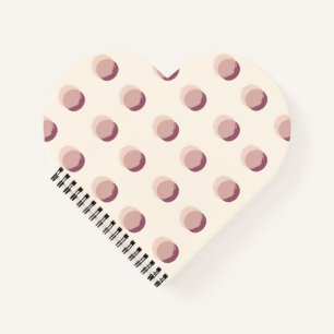 Stilvolle Polka Dots Lila Notizbuch
