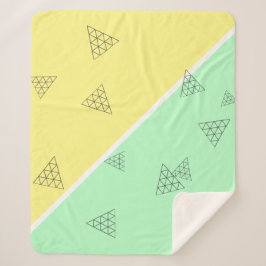 Stilvolle Pyramid Triangle Geometry Pastel Sherpadecke