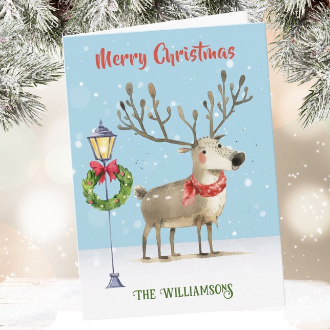 Stilvolle Rentierbaume von Funky Quirky Karte (Von Creator hochgeladen)