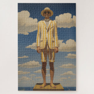 Stilvolle Retro Beachwear Striking Summer Fashion Puzzle