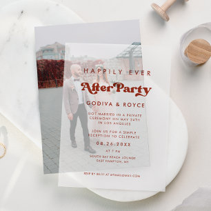 Stilvolle Retro glücklich immer nach dem Party