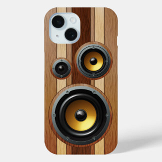 Stilvolle Retro-Holzkorn-Lautsprecher Case-Mate iPhone Hülle