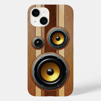 Stilvolle Retro-Holzkorn-Lautsprecher Case-Mate iPhone Hülle