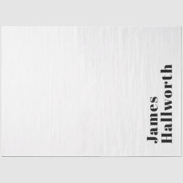 Stilvolle Retro Moderne Schrift | bearbeitbares Sc Seidenpapier