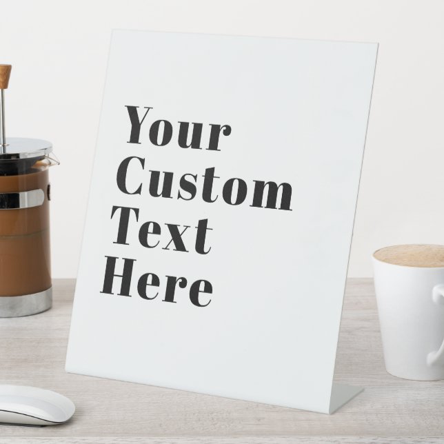 Stilvolle Retro Moderne Schrift | bearbeitbares Sc Sockelschild (In Situ)