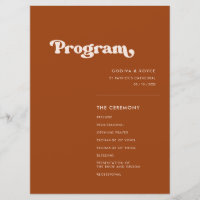 Stilvolle Retro-Orangenhochzeit