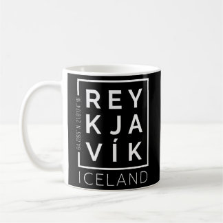 Stilvolle Reykjavik Island City Coordinates Kaffeetasse