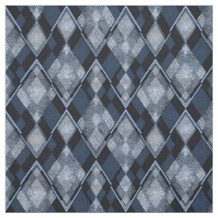 Stilvolle rhombische klassisch blau graue trendy s stoff