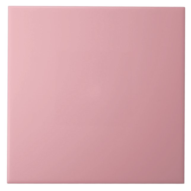 Stilvolle Rosa Keramik Tile, Platz 18 Fliese (Vorderseite)