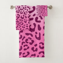 Stilvolle Rosa Leopard Print