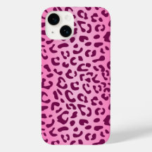 Stilvolle Rosa Leopard Print