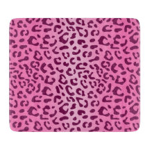 Stilvolle Rosa Leopard Print