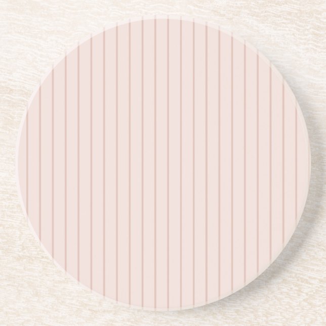 Stilvolle rosa Streifen Getränkeuntersetzer (Vorne)