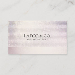 Stilvolle Rose Gold Foil Visitenkarte