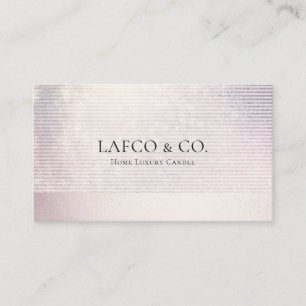 Stilvolle Rose Gold Foil Visitenkarte