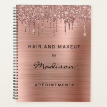 Stilvolle Rose Gold Glitzer Tropfen Ernennung