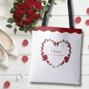 Stilvolle rote Rosen Geschenk für die Mutter des B