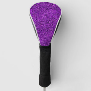 Stilvolle schillernde lila Sequin-Glitzern Golf Headcover