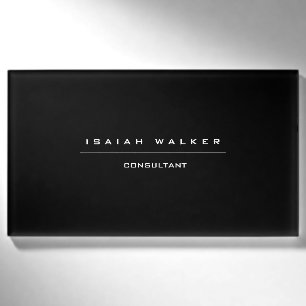 Stilvolle Schlichte, einzigartige Special Black &  Namenschild
