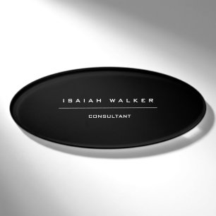Stilvolle Schlichte, einzigartige Special Black &  Namenschild