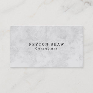 Stilvolle Schlichte Gray Classical Beruflich Visitenkarte