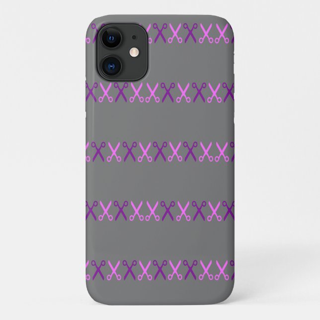 Stilvolle Schneideschere Friseur Schneider Case-Mate iPhone Hülle (Rückseite)