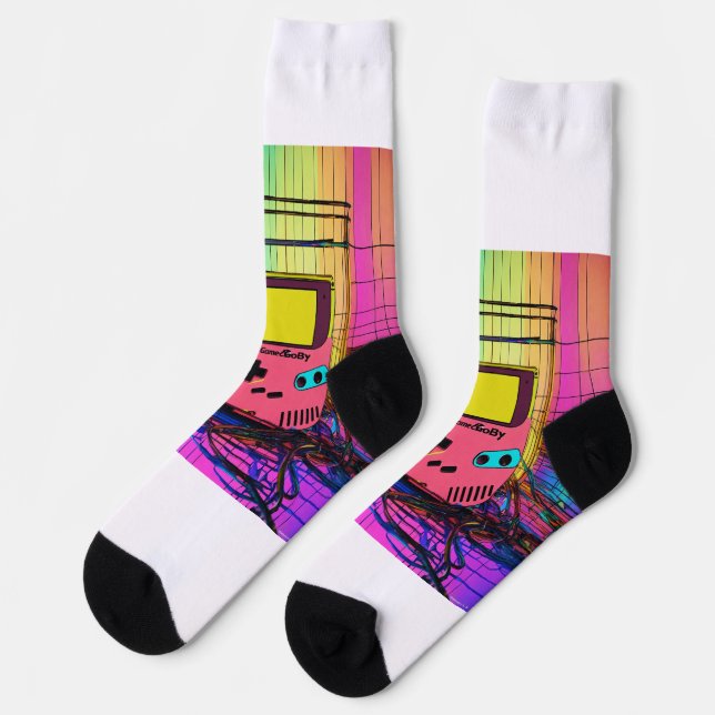 Stilvolle Schocks mit schönen Würden . Socken (Linkes Detail)