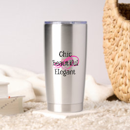 Stilvolle, schöne, elegante Tasse Thermobecher
