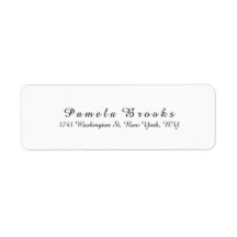 Stilvolle Schrift Modernes Weiß Schlicht Elegant E