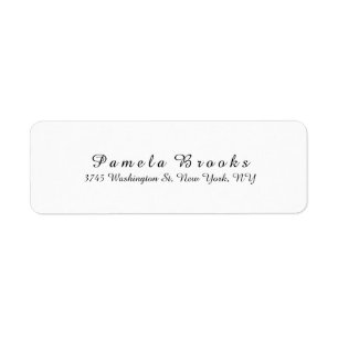 Stilvolle Schrift Modernes Weiß Schlicht Elegant E