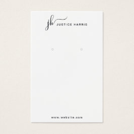 Stilvolle Script Monogram Modern Beruflich