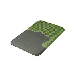 Stilvolle Silhouette Badematte