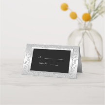 Stilvolle Silver Diamonds 60. Wedding