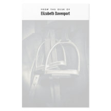 Stilvolle Silver Stirrups auf English Riding Saddl