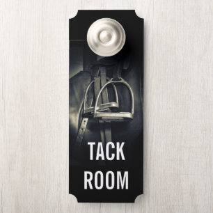 Stilvolle Silver Stirrups auf English Riding Saddl Türanhänger