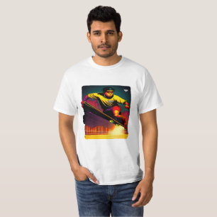 Stilvolle Skateboarder Lover T - Shirt   Unique St